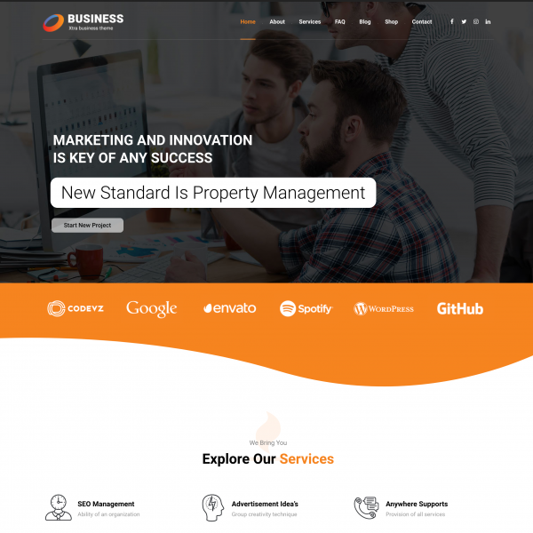 Business – XTRA Premium WordPress Theme1
