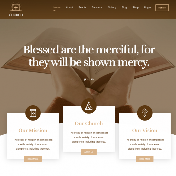 Church – XTRA WordPress Theme1