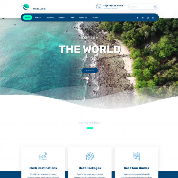 Travel Agency – XTRA WordPress Theme1